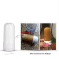White calux faucet household cylindrical water filter cartridge with plastic base for improved water filtration systems