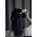 White knotted rope retro style hairpin featuring an intricately coiled snake design in a twisted rope-like form
