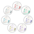 White led skin rejuvenation facial beauty device with adjustable straps and multiple color lighting options