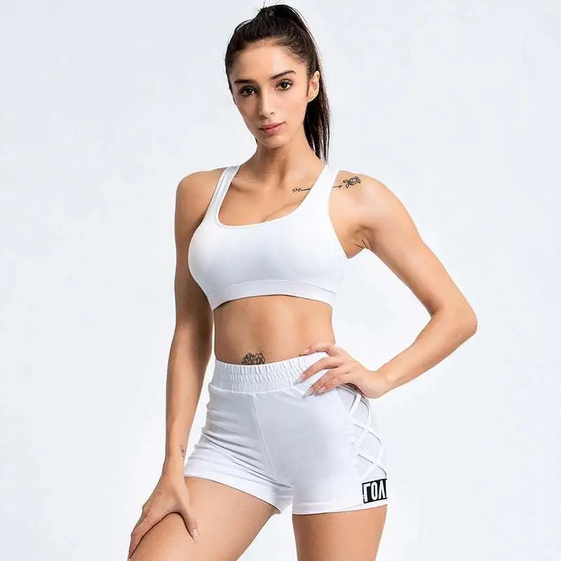 Beauty back yoga suit Button Full Cup Plus Size Bra Without Wi Royalessencelux