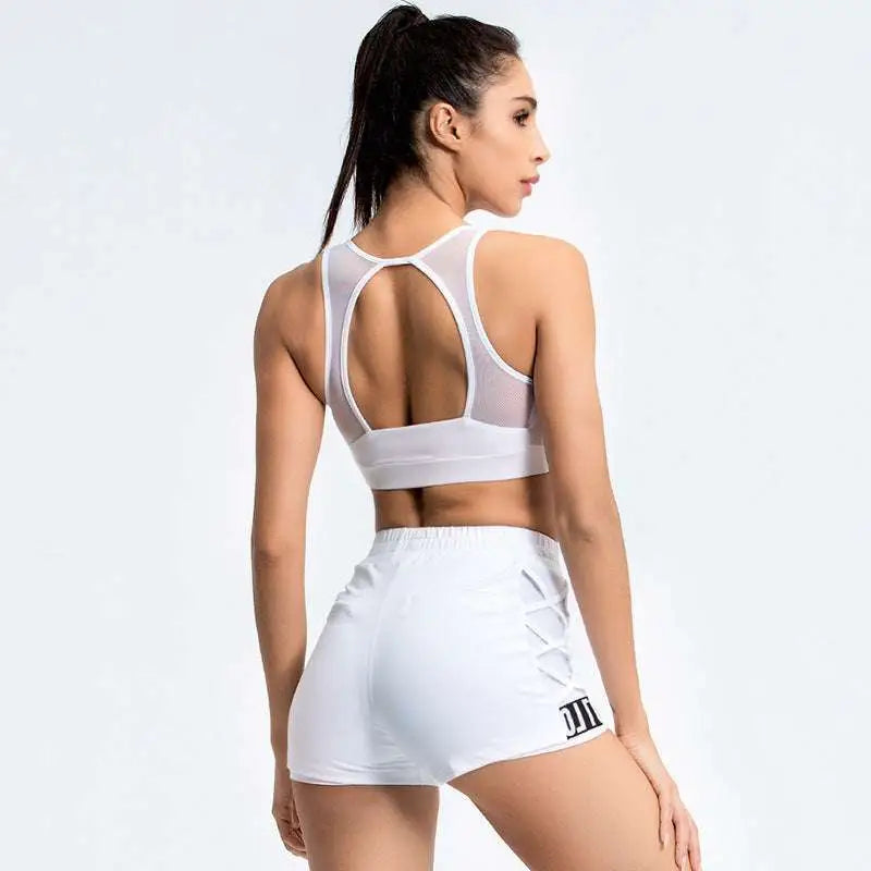 Beauty back yoga suit Button Full Cup Plus Size Bra Without Wi Royalessencelux