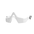 White winged eye care machine featuring sleek modern design with white glossy angular sunglasses style frame