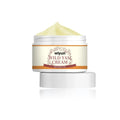 A white cylindrical jar of wiyun wild yam anti aging face cream with a beige label and pale yellow cream