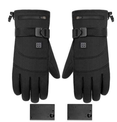 Winter Electric Heated Gloves Motorcycle Touch Screen Gloves - Royalessencelux