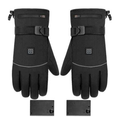 Winter Electric Heated Gloves Motorcycle Touch Screen Gloves - Royalessencelux