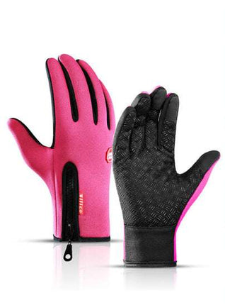 Winter Gloves Touch Screen Riding Motorcycle Sliding Waterproof Sports Gloves With Fleece - Royalessencelux