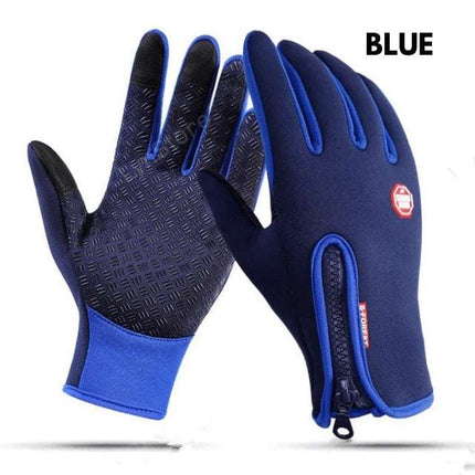 Winter Gloves Touch Screen Riding Motorcycle Sliding Waterproof Sports Gloves With Fleece - Royalessencelux