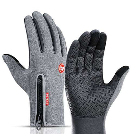 Winter Gloves Touch Screen Riding Motorcycle Sliding Waterproof Sports Gloves With Fleece - Royalessencelux