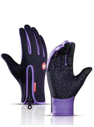 Winter Gloves Touch Screen Riding Motorcycle Sliding Waterproof Sports Gloves With Fleece - Royalessencelux