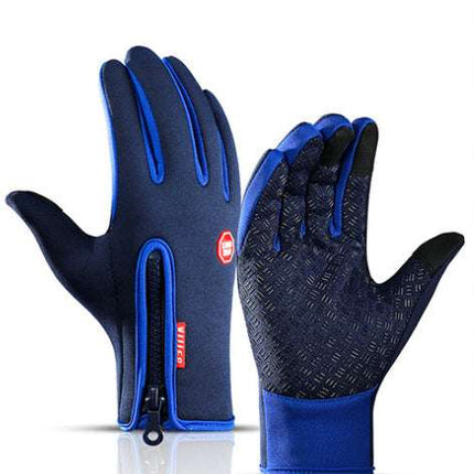 Winter Gloves Touch Screen Riding Motorcycle Sliding Waterproof Sports Gloves With Fleece - Royalessencelux