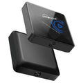 Black matte-finish ottocast u2air pro wireless car bluetooth adapter with glowing blue logo for bluetooth aibox adapter use