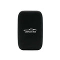 Black textured rectangular wireless carplay box with white logo and car silhouette for original car integration