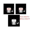Wireless mini baby electric chopper pink and white with clear plastic bowl for baby food supplement preparation