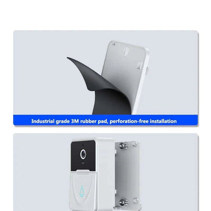 Wireless Security WiFi Smart Doorbell Intercom Video Camera Bell Chime Door Ring - Royalessencelux