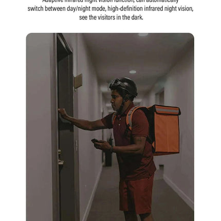 Wireless Security WiFi Smart Doorbell Intercom Video Camera Bell Chime Door Ring - Royalessencelux