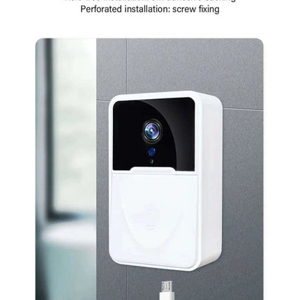 Wireless Security WiFi Smart Doorbell Intercom Video Camera Bell Chime Door Ring - Royalessencelux