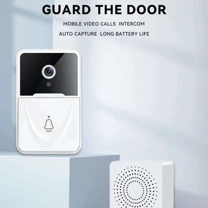Wireless Security WiFi Smart Doorbell Intercom Video Camera Bell Chime Door Ring - Royalessencelux