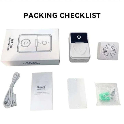 Wireless Security WiFi Smart Doorbell Intercom Video Camera Bell Chime Door Ring - Royalessencelux