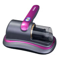 Purple and gray konka wireless uv mite removal vacuum cleaner with ergonomic design and transparent dust collection