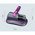 Purple and gray konka wireless uv mite removal vacuum cleaner with transparent dust collection and sleek modern design