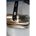 Gold-colored konka smart door handle with black grip and sleek design for wireless uv mite removal vacuum cleaner use
