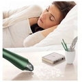 Green wireless vacuum cleaner with transparent dust collection chamber and led indicator lights for car and household use