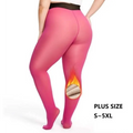 Bright pink seamless hip lift leggings with built-in thermal lining from royale essence lux stretch elastic leggings
