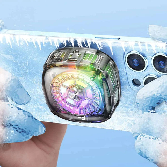 YANISM RGB Cooling Fan:Magnetic Phone Cooler with Lightweight Design for Mobile Gaming and Streaming - Royalessencelux