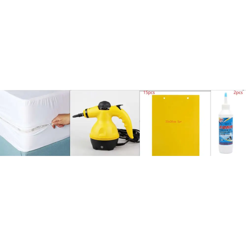 Yellow and black handheld steam cleaner with flexible nozzle designed for effective cleaning in luxury women’s fashion care